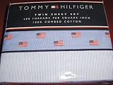Tommy Hilfiger Lowell Flags Twin Sheet Set Cotton Sheets
