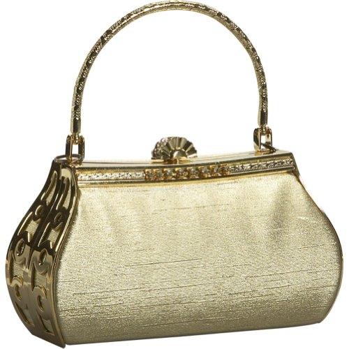 Coloriffics Handbags Rhinestone and Cut Out Evening Bag