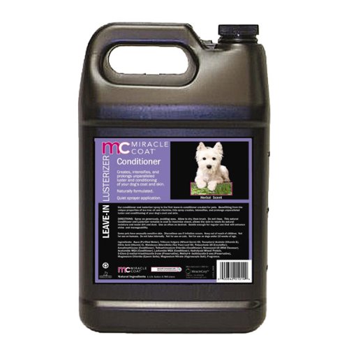 Miracle Coat Lusterizer and Conditioner Dog Spray, 1-Gallon