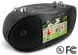 Magnasonic MAG-MDVD500 Portable CD/DVD Player Boombox with 7 Widescreen LCD, AM/FM Radio,  MP3/WMA/MPEG4 Playback