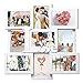 Adeco [PF0309] Decorative White Wood ''Love'' Wall Hanging Collage Picture Photo Frame, 4 x 6 -nches