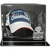 Caseworks New York Giants Super Bowl XLII Champions Hat Display Case