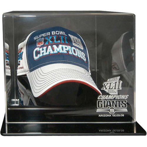 Caseworks New York Giants Super Bowl XLII Champions Hat Display Case