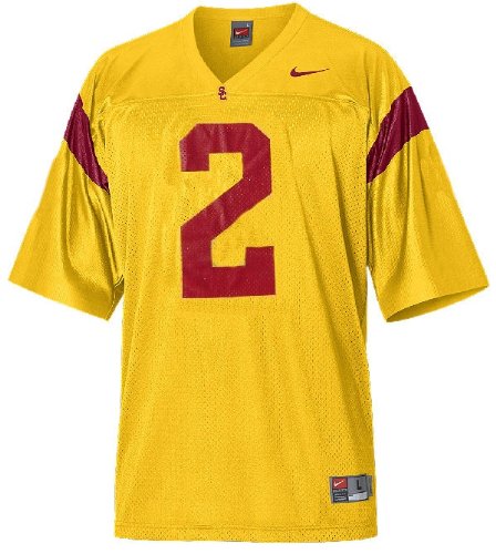 USC Trojans Gold Football Jersey By Nike (XXL=52)