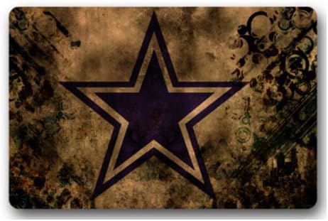 Custom Stars Dallas Cowboys Door Mat Art Design Pattern Printed Carpet Floor Hall Bedroom Cool Pad Fashion Rug E88