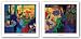 Cubana and Bar Verde Set by Manel Anoro 24"x22" Art Print Poster