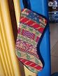 New Handmade Christmas Wool Needlepoint Stocking E