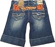 RED PEPPER 7067 Size 27 Women's Denim Shorts Embroidery Embroidered Distressed