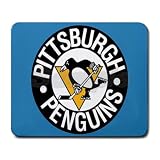 Pittsburgh Penguins Rectangular Mouse Pad - 9.25 x 7.75 Mouse Mat - Deluxe Mousepad