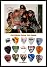 Guns n Roses Gold Edition Guitar Pick Display With 15 Guitar Picks A4 Size Guns n Roses Gold Edition Guitar Pick Display With 15 Guitar Picks A4 Size