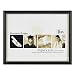 DAX Two-Tone Document/Diploma Frame, Wood, 8.5 x 11 Inches, Black with Gold Leaf Trim (N17981BT)