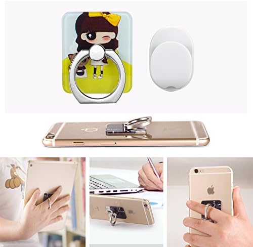 BYAO,mobile Phone Ring Holder/ Smart Devices Holder/anti-theft Clasp/anti-drop/360 Degree Rotating Ring Holder Mobile Phone Stand for Phone/pad and Car Ring Holder for Cell Phone (Beautiful Girl)