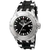 Invicta Men's 6182 Reserve Collection GMT Stainless Steel Black Rubber Watch