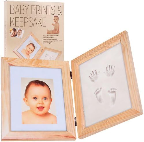 Baby Prints and Keepsake Desk Frame Impression and Photo Kit