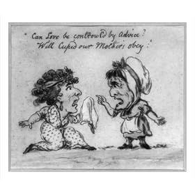 Historic Print (XL): Can love be controul'd by advice? Will Cupid our mothers obey?