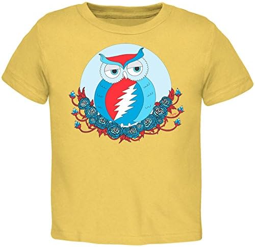 Grateful Dead - Steal Your Face Owl Banana Toddler T-Shirt - 5/6