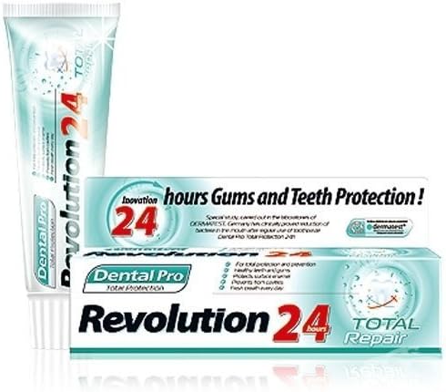 DENTAL PRO TOTAL PROTECTION 24 h TOTAL REPAIR TOOTHPASTE * 24-hours Teeth and Gums Protection * 100ml by Dental
