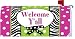 Welcome Y'all Zebra Stripe - Magnetic Mailbox Cover Wrap