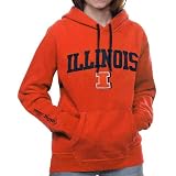NCAA Illinois Fighting Illini Ladies Orange Canyon Pullover Hoodie Sweatshirt
