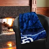 MLB San Diego Padres 50'' x 60'' Retro Royal Plush Blanket Throw - Navy Blue