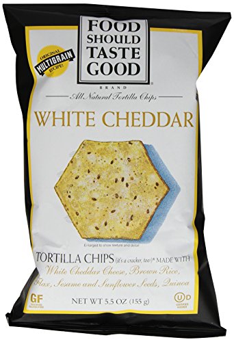 Food Should Taste Good Tortilla Chips - White Cheddar - 5.5 oz