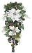 GKI Bethlehem Lighting Silver Glitter 36-Inch Teardrop with 35 Clear Mini