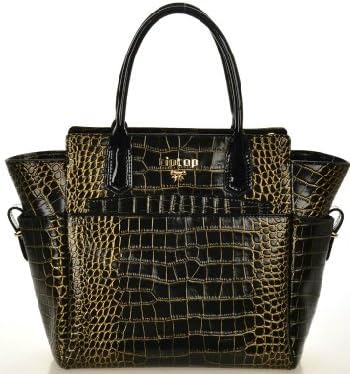 Elegant Crocodile TipTop Genuine Leather Queen Celine Style Handbag