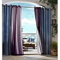 Gazebo Solid Indoor/Outdoor Grommet Top Panel Window Collection - Chocolate