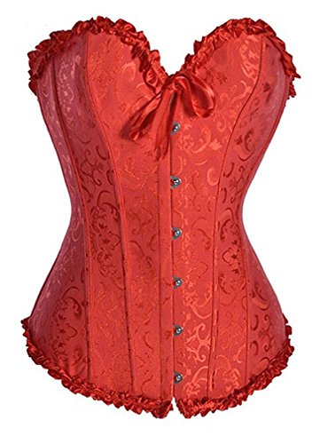 Camellias women s sexy lace up back satin boned corset …