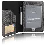 IMAGE OF JKase(TM) Premium Series Snakes Texture Folio Leather Case Cover for Kindle Touch Wifi + 3G Version (6