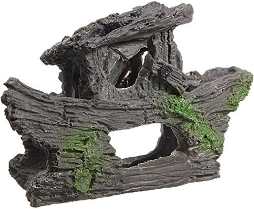 New Aquarium Fish Tank Ornament Rockery Hiding Cave Landscape Decor Underwater Decor No.02