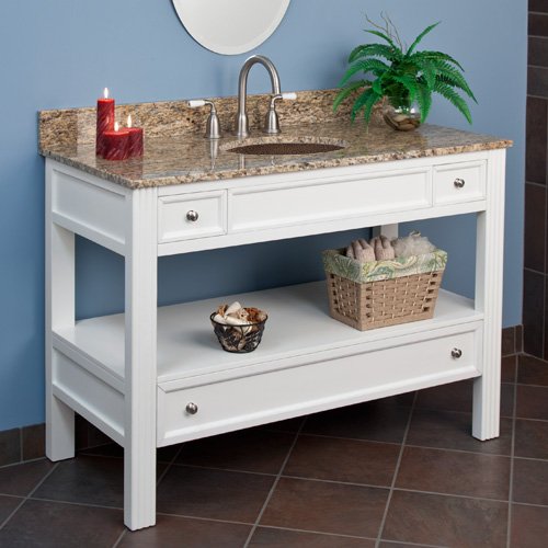 thanksgiving 48 Vanity Walnut Copper GraniteB00340BK0M