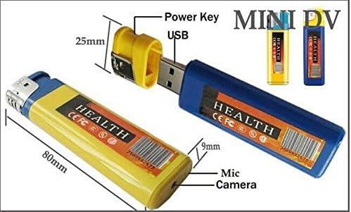 Tac Â SPY LIGHTER HIDDEN CAMERA DVR CCTV 32GB Micro SD Compatible by Tac Mart Uk