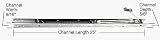 25 Window Channel Balance; Stamped Number 2420 or 24B