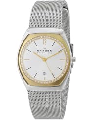 Skagen Womens SKW2050 Klassik Analog Display Analog Quartz Gold Watch
