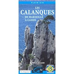Carte de randonn�e : Les Calanques, de Marseille � Cassis