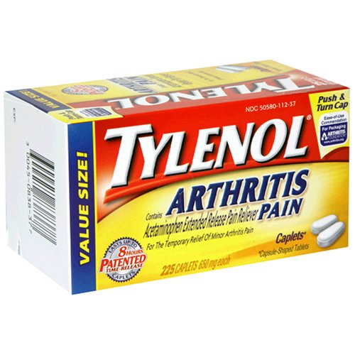 Tylenol Arthritis Pain (650 mg), 225-Count Caplets