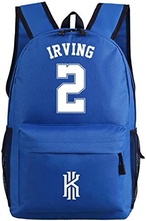 WISHOT Kyrie Irving Logo Backpack NBA Basketball Fans Schoolbag
