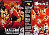 THE INCREDIBLES POSTER TWO-SIDED HERO STATS ON BACK 18X27