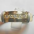 14K Two-Tone Gold Diamond Man's Ring