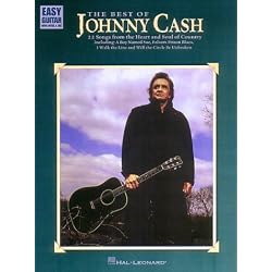 Hal Leonard The Best of Johnny Cash Easy Guitar Tab Songbook
