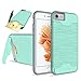 Teelevo Protective Case for Apple iPhone 7 (2016) / iPhone 8 (2017) with Card Holder - Mint Green
