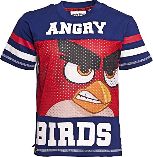 ANGRY BIRDS MOVIE | Official Licensed | Angry Bird Baseball Style T-Shirt | Age 7-8