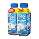 Glisten DM06T Dishwasher Magic Cleaner 2 Pack-Two 12 Ounce Bottles-EPA Registered Cleanser Eliminates 99.9% of E-coli and Salmonella