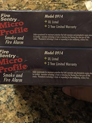 Fire Sentry Micro Profile Smoke and Fire Alarm 0914 (Twin Pack)