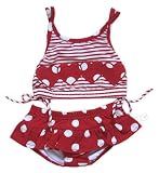Hearts and Polka Dots Two Piece Tankini