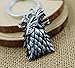 MIGAGA Game of Thrones: Stark Direwolf Sigil Keychain