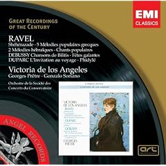 Victoria de los Angeles performs Ravel, Debussy & Duparc