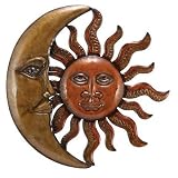 20 Metal Celestial Moon and Sun Wall Decor by INsideOUT