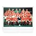 Manchester United 1968 signed team photo - 8 Autographs